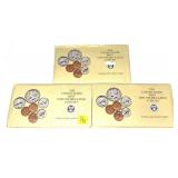 x3- 1990 Mint sets, -x3 sets, Sold by the