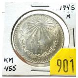 1945 Mexican peso