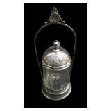 Silver Plate Pickle Castor Set