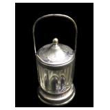 Simpson Hall Miller Triple silver plate Pickle