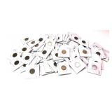 x100- Indian Head cents, mixed dates,