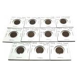 x11-Indian Head cents, -x11 cents, Sold by the