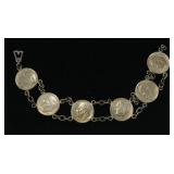 1964 Roosevelt dimes 7.5" bracelet