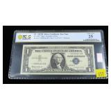 $1 Star note silver certificate, series of 1957B,