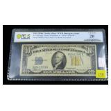 $10 North Africa, seriesof 1934A, PCGS slab