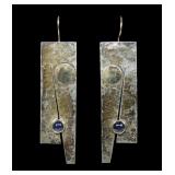 Sterling silver and 9K yellow gold modernist