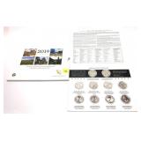 2019 America the Beautiful quarter set, Unc.