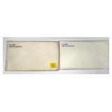 x2- 1981 Mint sets, -x2 sets, Sold by the