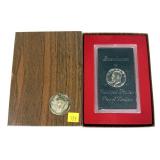 1971-S Eisenhower Proof dollar, 40% silver