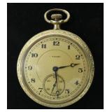 Illinois Model 3 17-jewel 12 size open face pocket