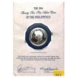 1986 Philippines sterling coin