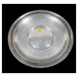 9.75" Sterling tray, 5.780 T. oz.