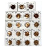 x19- Lot of BU and Proof cents 1945-1972-S