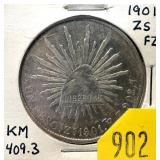 1901 Mexican peso