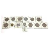 Lot of world coins, 14 pcs.