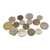 Lot of world coins, 15 pcs.