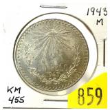1943 Mexican peso