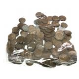 Lot, wheat cents, 160 pcs.