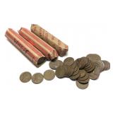 x3- Rolls wheat cents, -x3 rolls, Sold by the