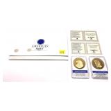 Lot of replica gold coins, 2 pcs.