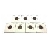 x7- 1910-D Lincoln cents, -x7 cents, Sold by the