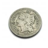 1866 3-cent nickel