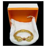 18K Yellow gold lions