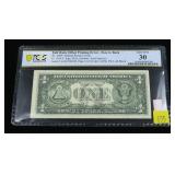 Full matte offset printing error, PCGS slab