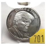 Donald Trump .999 silver 1 oz. round