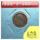 1926-S Lincoln cent