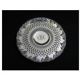 Silver Plate 11" Diameter Pedestal Serving Plate