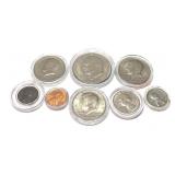 Lot of assorted coins, 8 pcs.