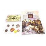 Lot of miscellaneous coins and tokens, 3 pcs.