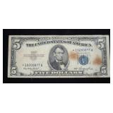 $5 Star note silver certificate, series of 1953