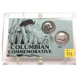 x2- Columbian half dollars, -x2 half dollars,