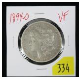 1894-O Morgan dollar, VF