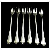 Lot, 6 Shrimp, Crab, Seafood Forks: Rogers Silver