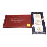 1976 3-piece Unc. set, 40% silver