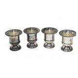 Set of 4 sterling cordials, 2.930 T. oz. t.w.,