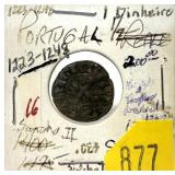 1223 Portuguese silver coin