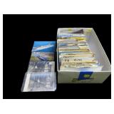 Shoe Box full of postcards: NY, Pa., Canada, West