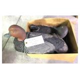 Lot 6 cork body working decoys
