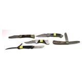 Lot, 5 assorted folding knives includes