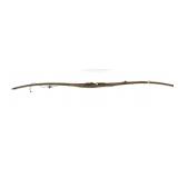 Recurve bow marked 64" WHIP, 46# @ 28"
