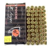 Fiocchi 30 Luger cartridges, 50 rounds