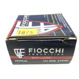 Box of 9mm Luger 124-grain XTP HP Fiocchi