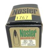 Box of .22 Cal. (.224") - 55 Gr. Spitzer Nosler