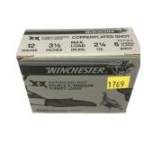Box of 12 Ga. 3.5" No. 6 Winchester Turkey