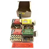 Lot: 4 vintage boxes of .22 LR- partial and full