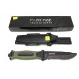 Elite Edge military tactical knife with sheath